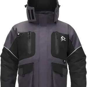 Ice Fishing Jacket, Floating Waterproof Ice Fishing Coat, Insulated Jacket for Cold Weather Conditions