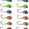 Ice Fishing Jigs Fishing Bait Jigging Lures Kit Winter Metal Lures