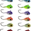 Ice Fishing Jigs Fishing Bait Jigging Lures Kit Winter Metal Lures