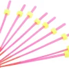 Ice Fishing Rod Tip, 10Pcs Ice Fishing Rod ABS Mini Top Section Fishing Tackle Extension Pole for Winter Fishing Accessory (12cm)