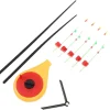 Ice Fishing Rod Tip Ice Fishing Stick 1 Set of Lure Fishing Pole Winter Fishing Equipment Sturdy Material Easy to Carry
