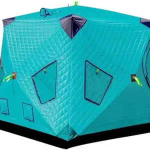 ice Fishing Tent Insulated ice Fishing Tent 2-3 People Quickly Set Up a Warm and Thickened Ice Fishing Tent with Firewood to Warm The Mouth(Color:4)