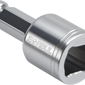 Ice House Castle Fish House Winch Adapter for Cordless Drill, 630 Stainless Steel,One-Piece Construction,Heat Treated