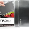 Ice Packs for Lunch Boxes, Stainless Steel Cooling Pack for Cooler, Quick Freeze Long-Lasting Reusable Ice Pack, Multi Use Cooler Accessories for Hiking, Camping and Fishing(2 Packs)