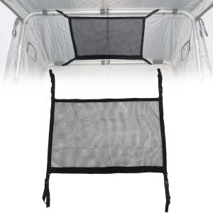 Ice Shelter Overhead Storage Net, Winter Fishing Angler Thermal Tent Cargo Organizer Web Hammock, Outdoor Ice House Roof Accessories