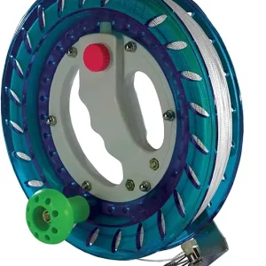 In the Breeze 3447 � 80 LB x 800' 9-inch Braided LineKite Reel, Blue � Kite Flying Accessory � Kite Reel with Line