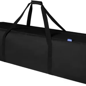 INFANZIA Duffel Travel Sports Equipment Bag, Long Luggage Bag with Upgrade Zipper Water Resistant, Extra Large Foldable Storage Bag for Camping, Tent, Tripod, Fishing(45x12x13 inch,1PCS)