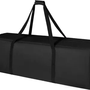 INFANZIA Duffel Travel Sports Equipment Bag, Long Luggage Bag with Upgrade Zipper Water Resistant, Extra Large Foldable Storage Bag for Camping, Tent, Tripod, Fishing(50x11x16 inch,1PCS)