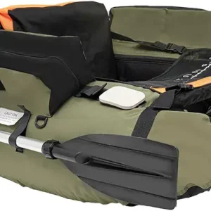 Inflatable Dinghy Boats with Aluminium Alloy Floor, Portable Boat Raft, Inflatable Touring Kayak for Adults, Inflatable Sport Tender Fishing Dinghy Boat w/Panels Paddles and Air Pump