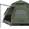 Instant Camping Tent for 4 Person,2 Mesh Windows & 2 Doors,Hexagonal Design,Easy Set Up pop up Tent with Vestibule & Rainfly, Ideal for Family Camp, Outdoor Activity