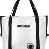 Insulated Fish Cooler - 27.5QT 58QT Waterproof Flat Bottom Bag, Leakproof and Fishing Kill Bag
