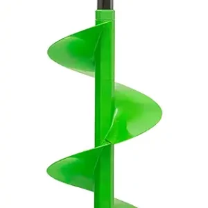 ION Alpha Plus Electric Ice Fishing Auger, Gen 3, 40V Lithium-ion, Composite, Green
