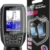 IPG Compatible with GARMIN STRIKER 4 - 4DV - 4CV Fish Finder 2 Units Invisible Film Screen Protector Guard Cover Free Lifetime Replacement Warranty Bubble -Free