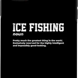 iPhone 11 Ice Fishing Graphic Fishing Rod Ice Fisher Ice Fishing Fish Case