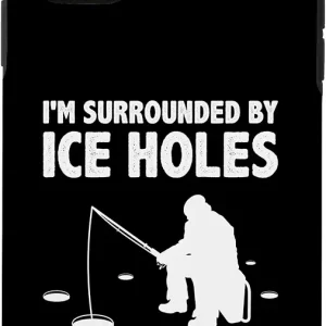 iPhone 11 I'm Surrounded By Ice Holes Fishing Ice Fisher Rod Carp Case
