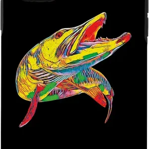 iPhone 11 Muskie Hunter Musky Fisherman Art Fly Fishing Novelty Gifts Case