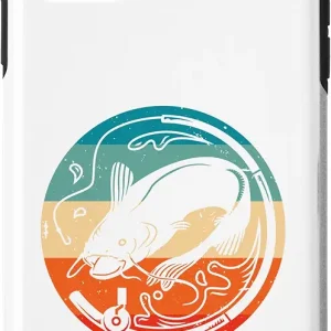 iPhone 11 Pro Max Retro Graphic Fishing Rod Ice Fisher Ice Fishing Fisher Case