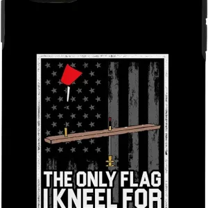 iPhone 11 The Only Flag I Kneel For Ice Fishing Ice Fisher Fish Rod Case