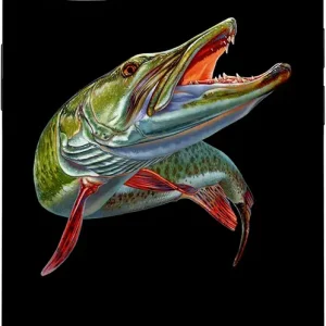 iPhone 13 Muskie Hunter Musky Fisherman Lure Fly Fishing Novelty Gifts Case