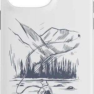 iPhone 14 Pro Max Angler Design Fly Fishing Fishing Case