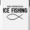 iPhone XS Max Easily Distraced By Ice Fishing Fisherman Fishing Rod Ice Case