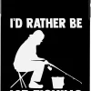 iPhone XS Max I'D Rather Be Ice Fishing Ice Fishing Angler Ice Fishing Rod Case