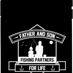 iPhone X/XS Father And Son Fishing Partners For Life Ice Fishing Rod Case