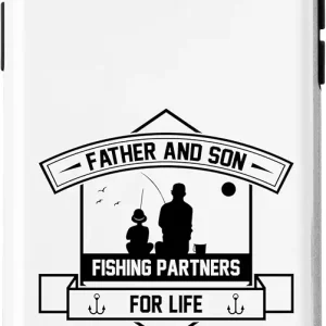 iPhone X/XS Father And Son Fishing Partners For Life Ice Fishing Rod Case