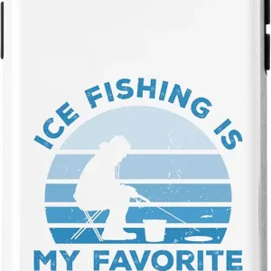 iPhone X/XS Ice Fishing Is My Favorite Season Ice Fisher Fishing Rod Case