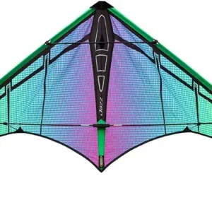 Jazz 2.0 Dual-line Sport Kite, Electric, Ready to Fly with Flying Lines, Wrist Straps, Winder, Instructions and Storage Bag
