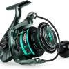 Kapstan Elite Saltwater Spinning Fishing Reel, Up to 55LBs Max Drag Big Game Fishing Reel, IPX6 Waterproof & Corrosion-Resistant Bearing System - Ideal Fishing Gifts for Saltwater Fishing
