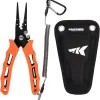 KastKing Cutthroat 7 inch Fishing Split Ring Pliers, 420 Stainless Steel Fishing Tools, Saltwater Resistant Fishing Gear, Tungsten Carbide Cutters