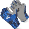 KastKing Gill Raker II Gloves, UPF 50 FrostWeave Yarn Cooling Fabric, Non-Slip Grip, Quick-Dry, Short Cuff Comfort, Reflective Logo, Fishing, Hiking, Outdoors