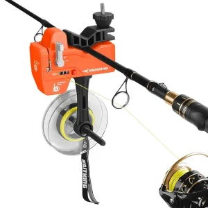 KastKing Kalibrate Fishing Line Spooler & 5�� Braid Scissors - W/Line Counter, Patented Accessories, Portable, Compact, for Spinning & Casting Reels - No Line Twist, Fishing Gears Gifts for Men