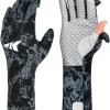 KastKing La Sal Pro Full Finger Fishing Gloves, UPF 50+ Sun Protection Gloves with Convertible Design, Ultralight Microfiber, Ultra-Soft Comfort, FrostWeave Cooling, Enhanced Grip, Four Sizes Options