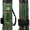 KastKing Large 81L Storage Fishing Bag Holds 6 Rods & Reels, Foldable Water-resistant Case With Room for Gear and Equipment, Fishing Gifts for Men, Green