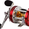 KastKing Rover Round Baitcasting Fishing Reel, Perfect Conventional Reel for Catfish, Salmon/Steelhead, Striper Bass and Inshore Saltwater Fishing Reel, Reinforced Metal Body