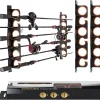 KastKing SafeGuard Fishing Rod Holder for Garage, Wall or Ceiling Mounted Fishing Rod Rack Storage Organizer, Fishing Pole Holder Holds 6 Rods or Combos in Less Than 18 Inches
