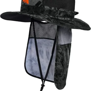 KastKing UPF 50 Boonie Hat Fishing Hat with Removable Neck Flap Sun Hats for Men