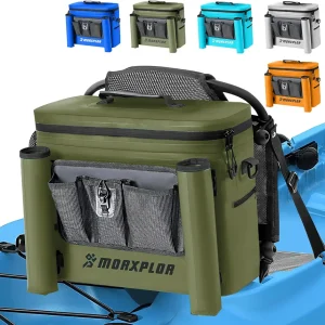 Kayak Cooler,Waterproof Kayak Seat Back Cooler for Kayaking,Kayak Accessories Cooler Bag,Protable Ice Chest,Beach Cooler,Travel Cooler for Camping or Lunch Bag