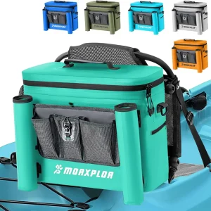 Kayak Cooler,Waterproof Kayak Seat Back Cooler for Kayaking,Kayak Accessories Cooler Bag,Protable Ice Chest,Beach Cooler,Travel Cooler for Camping or Lunch Bag