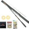 Keiryu Rod Co. T100 Rod. Telescopic 17.7 ft. Keiryu Fly Fishing Rod. Perfect for Euro Nymphing, Dry Flies, and Weighted Rigs. High Performance IM Carbon Rod and Starter Kit.