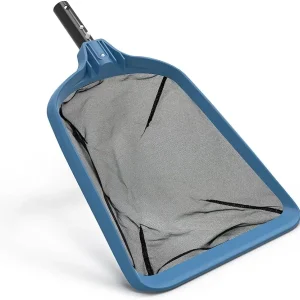 KEMANO Pro Grade 2-IN-1 Pool Skimmer Net with Fine Nylon Mesh 5.3� Depth, Fast Cleaning Pool Cleaner Net for Leaves, Debris in Swimming Pools, Spas Hot Tubs, Compatible with Universal Pool Poles