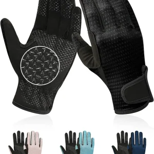 Kids Horse Riding Gloves Equestrian Anti Slip Children Horseback Bike Gardening Fishing Cycling Outdoor Activities Riding Gloves Girls Boys Youth