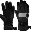Kids Waterproof Ski Snowboard Gloves Mittens Thinsulate Lined Winter Cold Weather Gloves for Boys and Girls