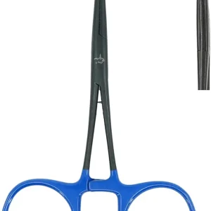 Kingfisher Fishing Accessory Fly Fishing Fat Finger Clamp Forcep Hemostat, Curved