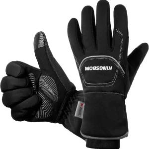 KINGSBOM -40F� Waterproof & Windproof Thermal Gloves - 3M Thinsulate Winter Touch Screen Warm Gloves - for Cycling,Riding,Running,Outdoor Sports - for Women and Men
