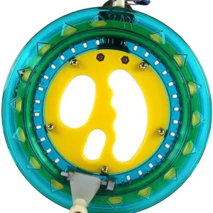 Kite String Reel Winder 7inches Dia with 600 ft Line (60 lbs) for Kids Teens and Women