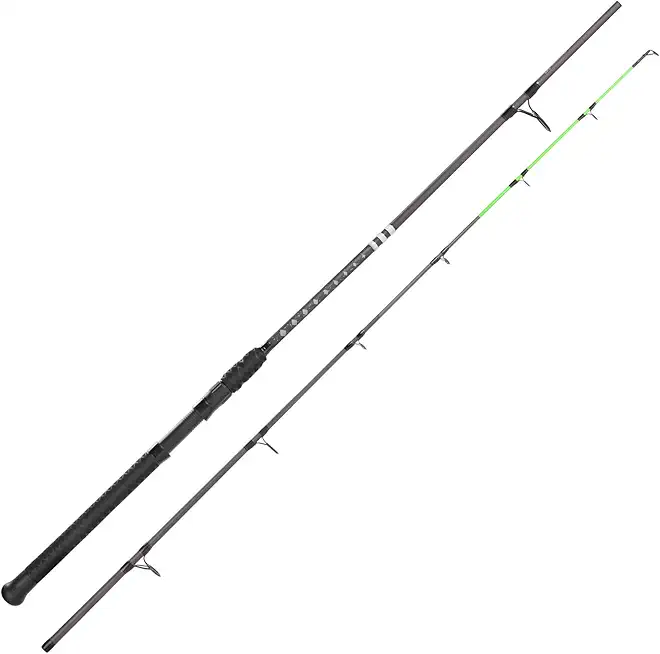 Kong Saltwater & Freshwater Fishing Rod, Powerful, Lightweight S-Curve Graphite Rod Blanks, Nano Resin Technology, Stainless-Steel Double-Foot Guides w/Titanium Oxide Rings, Non-Slip Handles