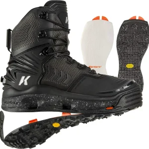 Korkers Men's Felt & Vibram Soles Fishing Boots